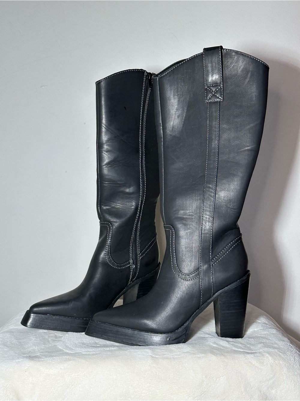 Dolls Kill Widow “Pace Of Nature” Cowboy Boots 🖤🤠 Size 8M